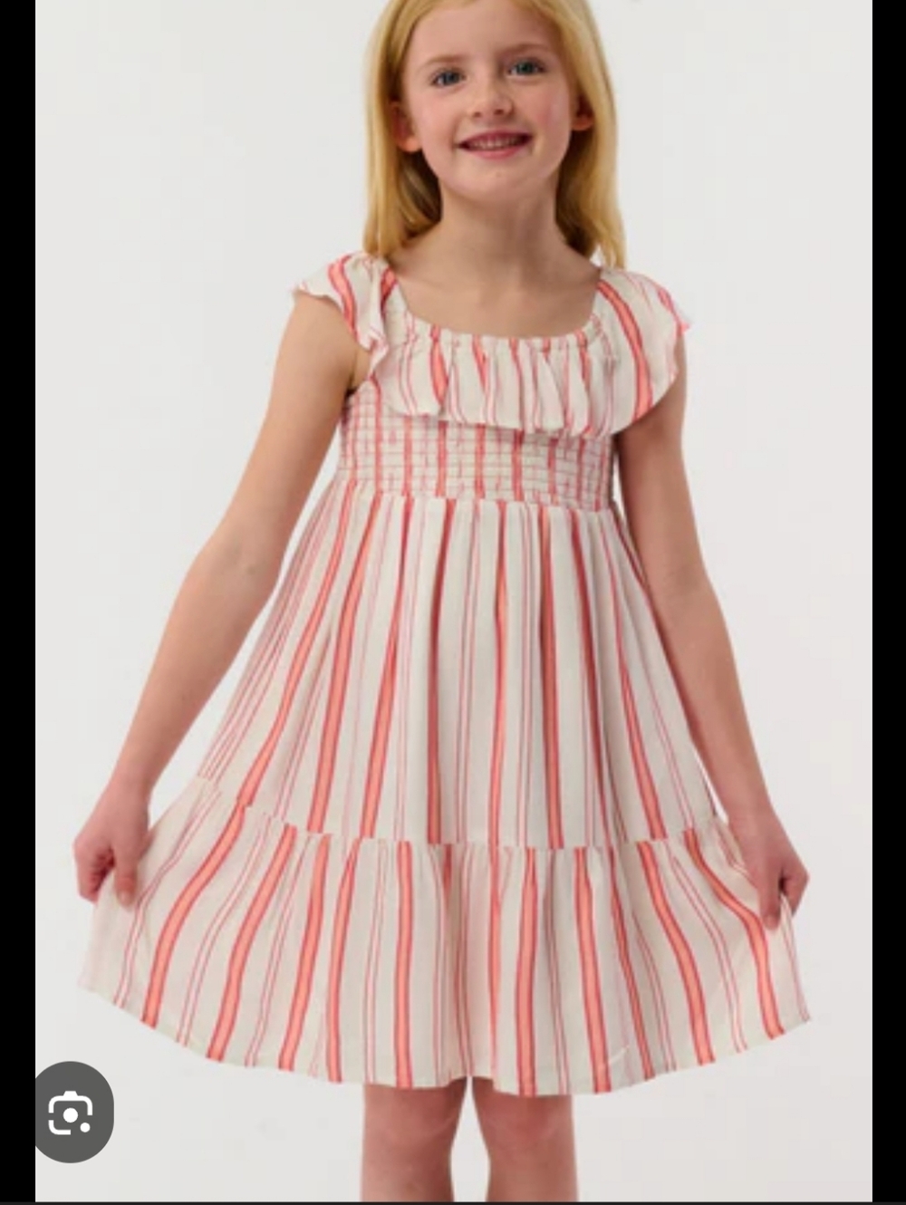 Members Mark Wiven dress pretty spring design ruffled sleeves multicolor.